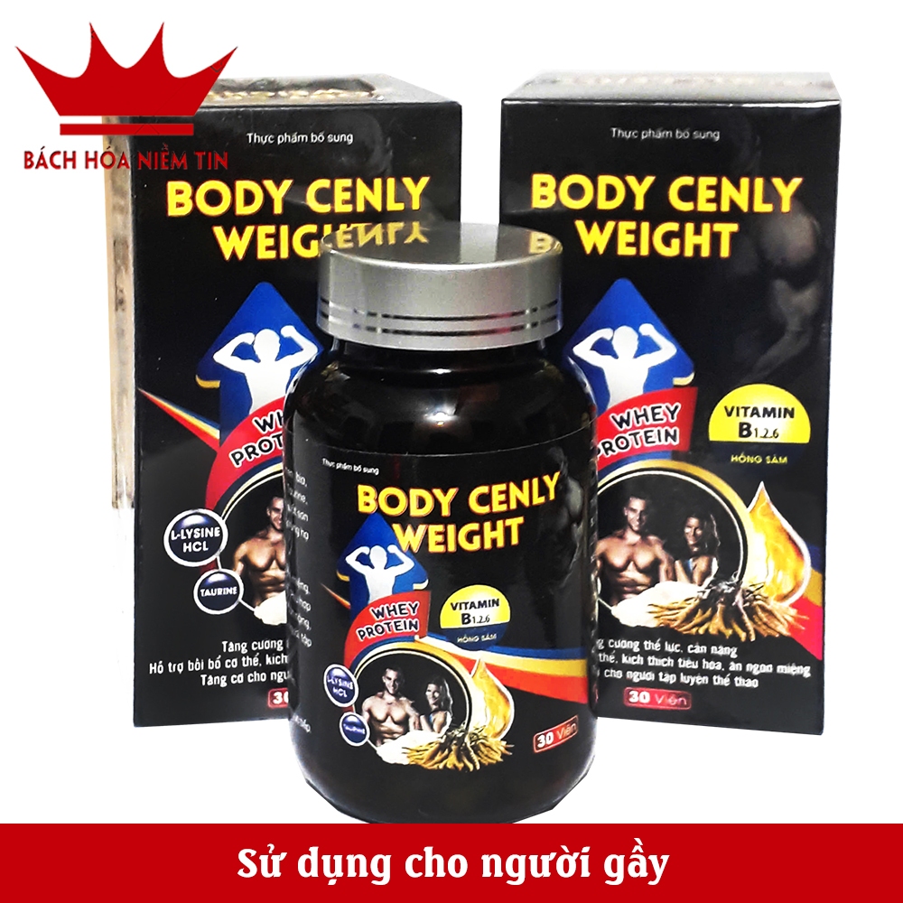 Viên tăng cân cho người gầy Body cenly weight   - tăng cường sức khỏe,  bổ sung vitamin, tiêu hóa tốt, ăn ngon miệng