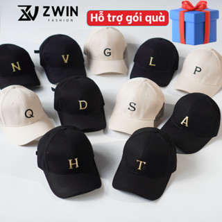 Nón Kết Thêu Tên Mũ Lưỡi Trai Chữ Cái Đủ 21 Chữ Từ A -> Y  Chất Kaki Form Unisex Nam Nữ N162