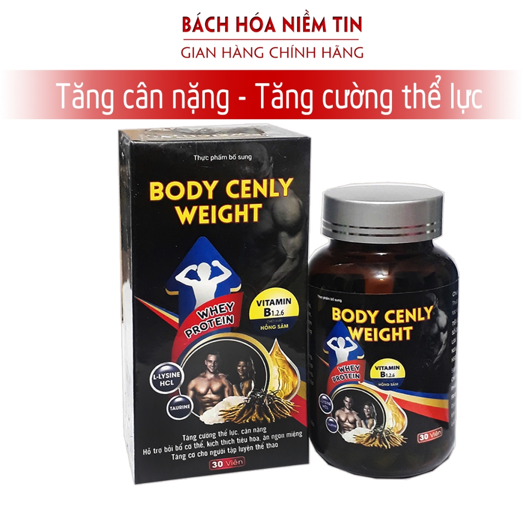 Tăng Cân Hộp 30 viên Weight - tăng cường thể lực cân nặng, ăn ngon