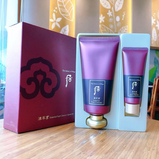  THANH LÝ - NỘI ĐỊA -SET SỮA RỬA MẶT WHOO ĐỎ FULL 180ML TẶNG KÈM SỮA RỬA MẶT MINI CÙNG LOẠI 40ml 