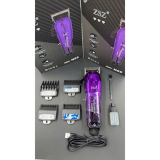 Tông đơ cắt tóc ZSZ N55 màu tím - xanh lưỡi kép cao cấp dành cho thợ tóc chuyên nghiệp - STD280