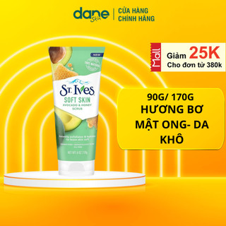 Sữa rửa mặt tẩy tế bào da chết St.ives bơ mật ong 170g - giúp làm sạch dầu thừa, giảm mụn đầu đen
