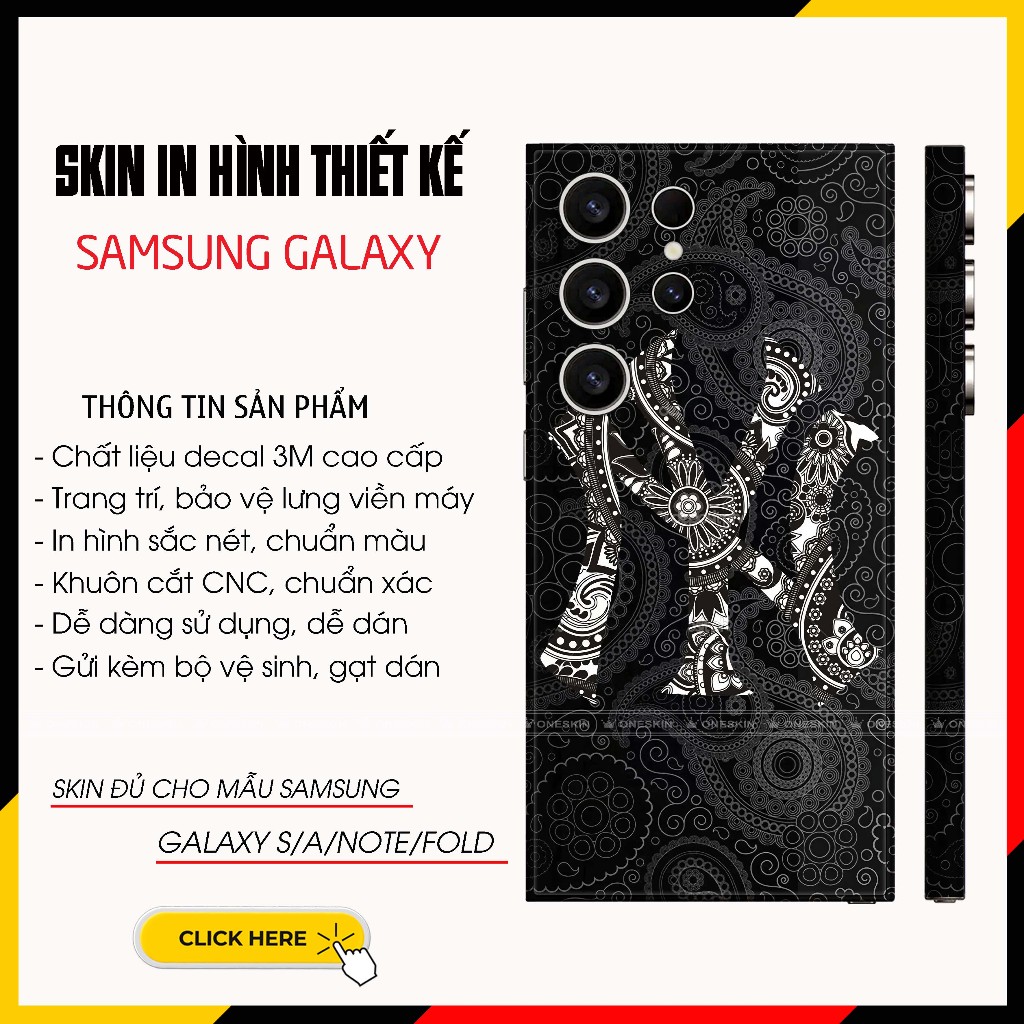 Miếng Dán Skin 3M In Hình NY Điện Thoại Samsung Galaxy Note/S/A/ZFold |SK_TH067| Chất Liệu Skin 3M, 