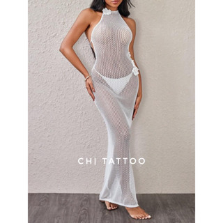 váy len móc mặc ngoài bikini siêu hot VLD10