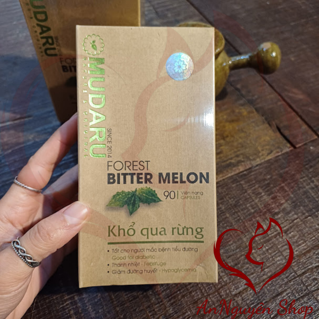 MUDARU, VIÊN UỐNG KHỔ QUA RỪNG 90 VIÊN – MUDARU, FOREST BITTER MELON 90 CAPSULES