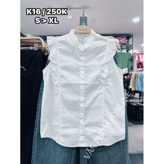 Áo Sơ Mi Nữ Tay Bèo - The Blues K16