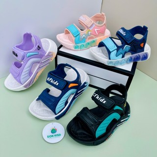  Dép Quai Hâu Sandal Quai Dán Mới Cho Bé Trai Bé Gái Từ 1-10 Tuổi Chất Liệu Nhựa PVC Kháng Nước 