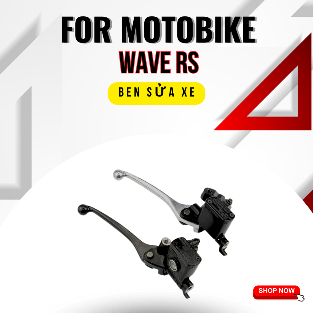 Cụm tay thắng dầu Wave Rs 100 110 Wave A , Cùm phanh dầu trên xe Wave 100 loại 1