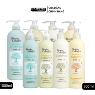 Dầu Cặp Gội Xả Biotin Collagen Trắng Vàng Ngăn Rụng Tóc Gàu nhiều Giúp Mọc Tóc Phục Hồi tóc Khô Xơ 500ml - 1000ml