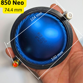 Coil treble 850 Neo dây đồng dẹp loại tốt màng titan xanh có logo giá 1 cái