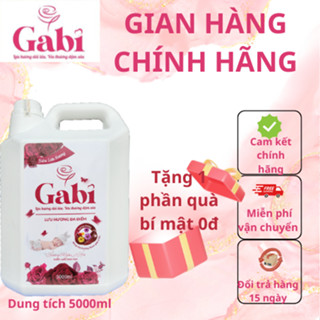 Nước Giặt Xả Sinh Học GABI Cao Cấp Thơm Lâu 5L - An Toàn Cho Quần Áo Em Bé & Da Nhạy Cảm