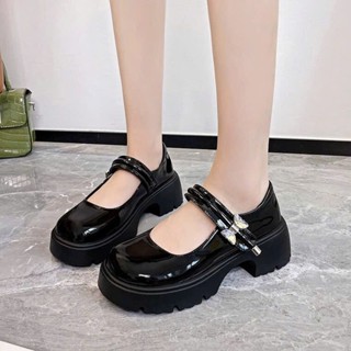 Giày Oxford Nữ - Giày Búp Bê Nữ Đính Nơ Dễ Thương ( Đế Pu Siêu Nhẹ Siêu Êm Cao 5cm ) (Fom Nhỏ)