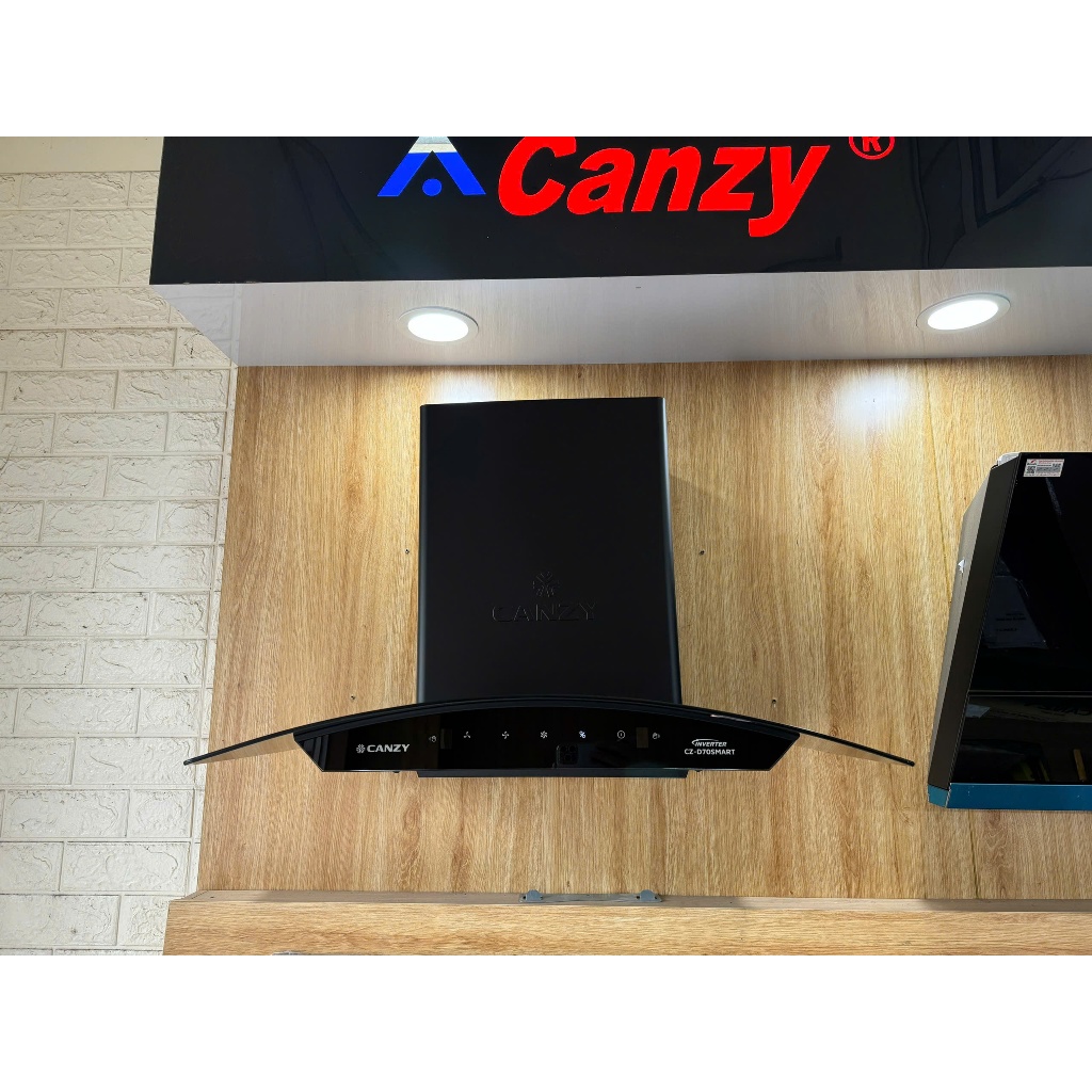 Máy hút mùi CANZY D70SMART | Cảm biến vẫy tay thông minh | Tự làm sạch động cơ |  Bảo hành 2 năm
