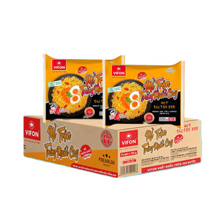 Mì trộn trứng muối cay Vifon thùng 24 gói - 105gr/gói