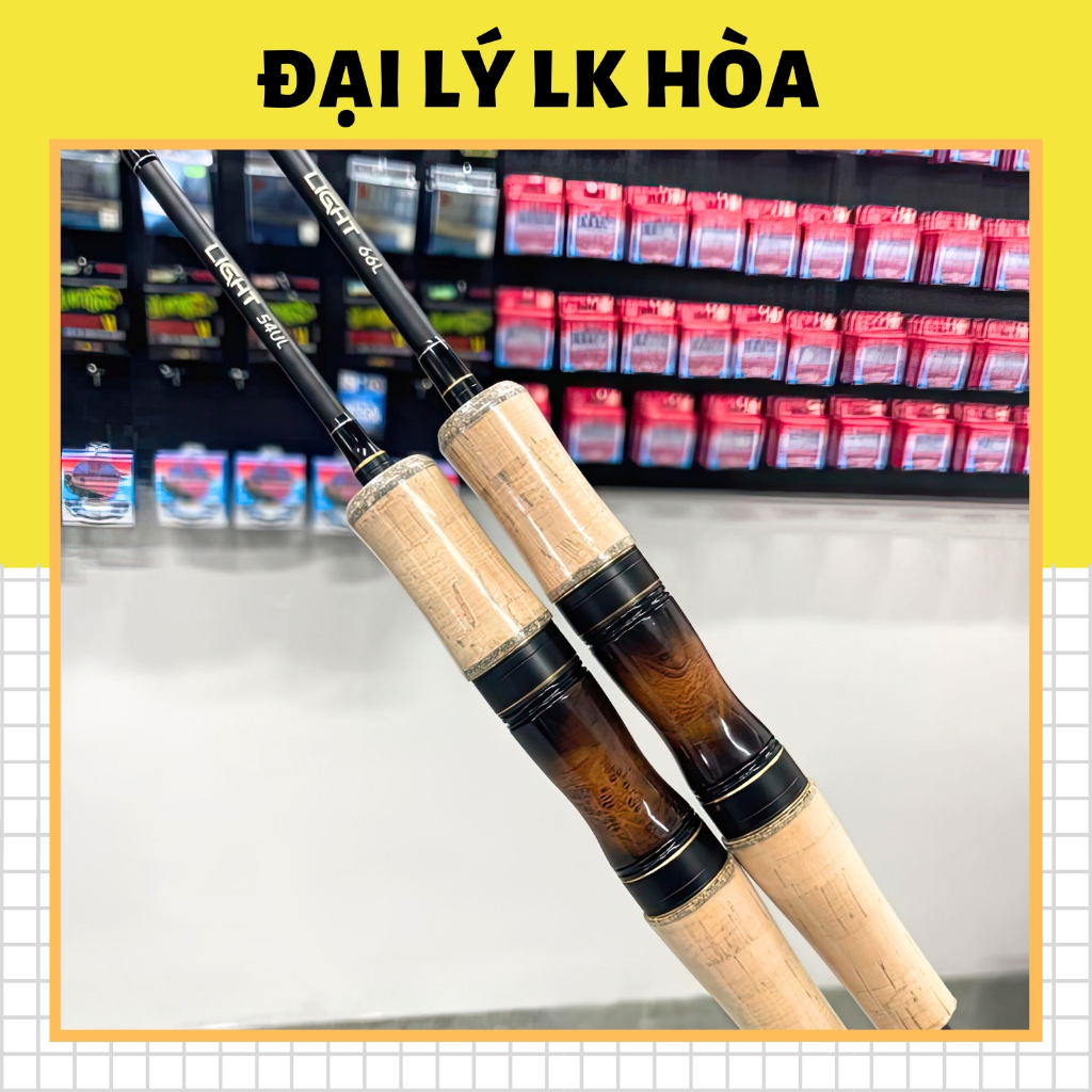 Cần Câu Chuyên Lure Suối LIGHT 66L VÀ LIGHT 54UL - Cần 02 Khúc, Khoen Fuji