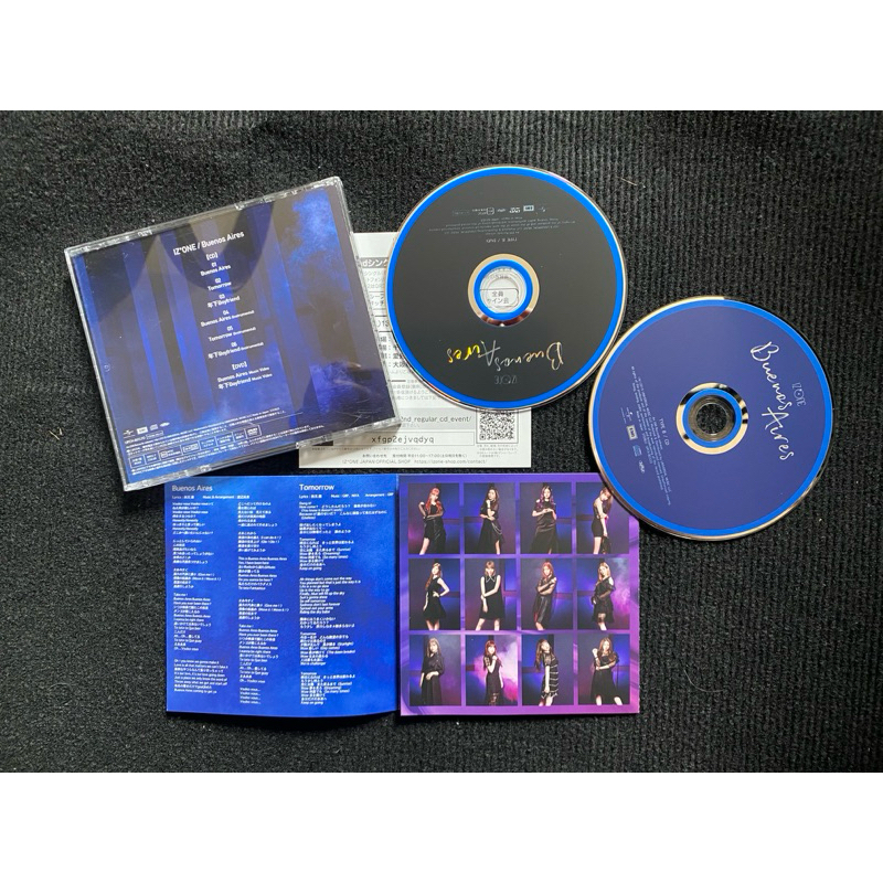 Izone Album Nhật buenos aires đã khui seal, gồm cd dvd và mini booklet,
