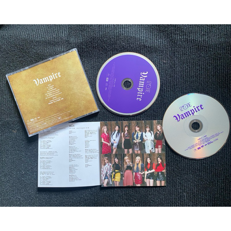 Izone  album Nhật Vampire đã khui seal, gồm CD DVD mini booklet