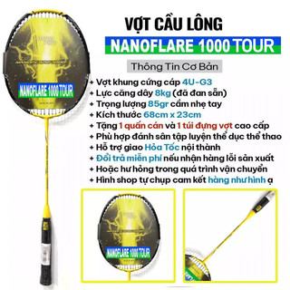  1 Chiếc Vợt Cầu Lông Khung Carbon Siêu Bền Đẹp tặng ngay một quấn cán vợt cao cấp 