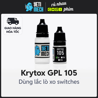Dầu Krytox GPL 105 | Dầu lắc lò xo 105 cho switch bàn phím cơ | Dầu lube switch | Yeti Mech