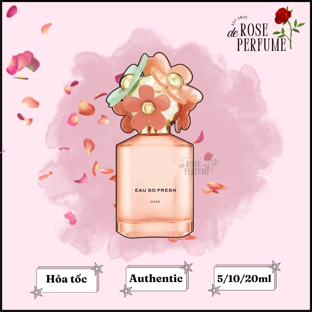 Nước hoa nữ 𝓜𝓪𝓻𝓬 𝓙𝓪𝓬𝓸𝓫𝓼 Daisy Eau So Fresh Daze 5ml/10ml - 𝘙𝘰𝘴𝘦𝘥𝘦𝘱𝘦𝘳𝘧𝘶𝘮𝘦𝘦