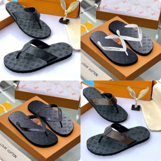 Dép nam tông lào L.V , Dép kẹp quai da - quai lào đế cứng cao cấp