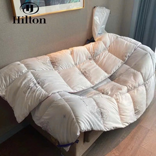 Ruột chăn Hilton lông vũ siêu ấm , Mền lông vũ Hilton siêu nhẹ nhập khẩu nguyên chiếc