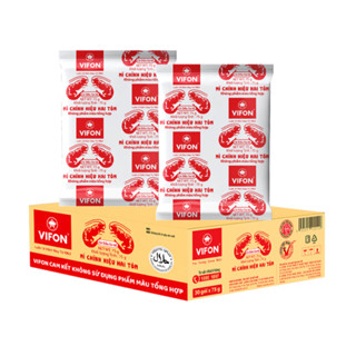 [Chính hiệu thập niên 80-90] Thùng 30 gói Mì Hai Tôm Vifon - 75g / Gói