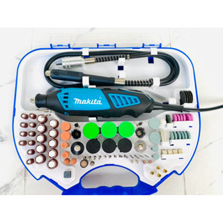 Máy mài khuôn khắc mỹ nghệ MAKITA 100 món chuyên dùng để mài,chà nhám, đánh bóng, điêu khắc