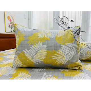 Ga gối 100% coton thương hiệu Thắng Lợi có lo go in trên vải 4 món không kèm chăn