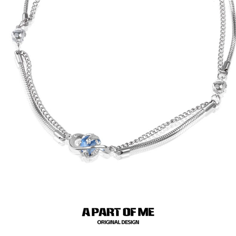 [summerfling] Vòng cổ đồng mạ bạch kim Mercury Collection by APOM - A Part Of Me