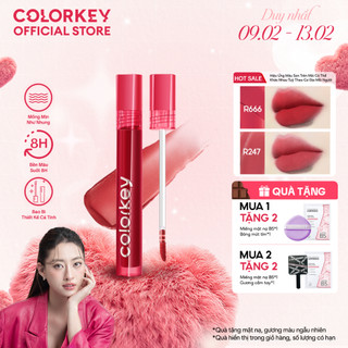 Son Velvet COLORKEY Chất Son Kem Nhung, Mịn Lì, Mềm Mượt Trên Môi 3g