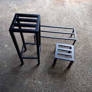  Kệ sắt để chậu hoa cây cảnh Vuông 30x30 cm cao  25-30-35-40-45-50-55-60-65-70 cm thép hộp 20 mm 