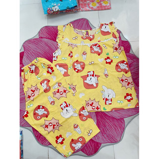 🍀Bộ tole (lanh) quần lửng tay con số 2( 55kg - 62kg)🍁