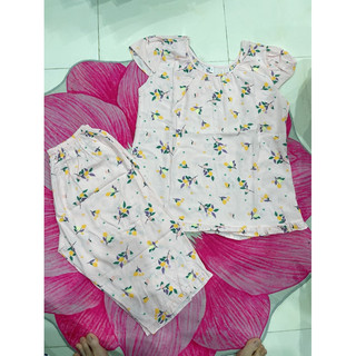 💮Bộ tole (lanh) quần lửng tay con số 3( 48kg- 54kg)🌼
