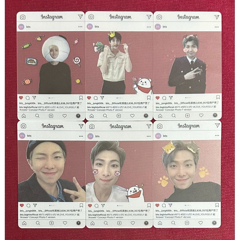 BTS Box mix card, pola, pc des H-V bóng & mờ (ngẫu nhiên)