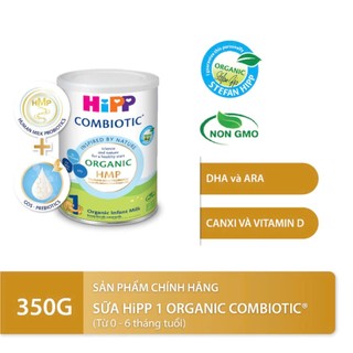 Sữa HiPP COMBIOTIC ORGANIC HMP Số 1, 2, 3