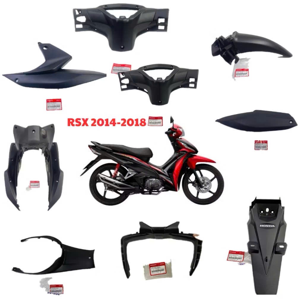 nhựa nhám đen dàn áo xe wave rsx 110 fi 2014/2015/2016/2017/2018 chính hãng
