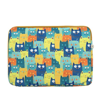 Túi chống sốc cho laptop 13 đến 15 inches Cat Society | Ziczac Design