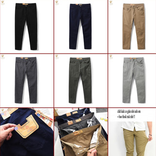 Quần kaki nam MUSLAND from slimfit chất co giãn dáng chinos này thì đẹp tuyệt vời anhem ạ  - QKML1