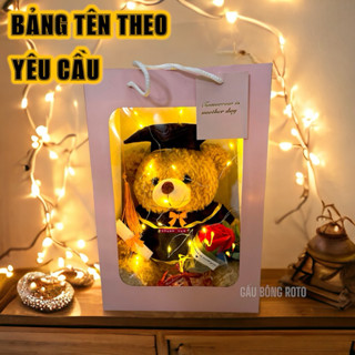 [HoảTốcHCM] Gấu bông tốt nghiệp Tặng thiệp, dễ thương 30cm, teddy cử nhân