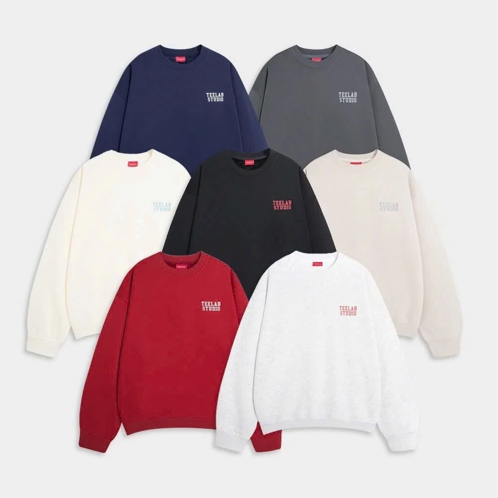 [XẢ HÀNG] Áo Sweater Nỉ Lông Cáo Teelab, Áo Khoác Nỉ Hoodie Zip Thêu unisex_studio Form Rộng Nam Nữ 