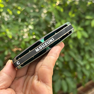Kèn Harmonica Diatonic 10 lỗ Suzuki Olive C-20