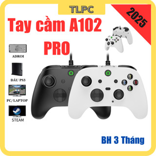 Tay cầm Chơi Game Xbox có dây A102 360 độ rung dùng cho PC Laptop, PS3, ĐT , adroi chơi full skill siêu mượt