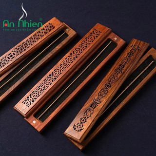 Khay Đốt Trầm Hương Bằng Gỗ - Chữ Nhật GO3