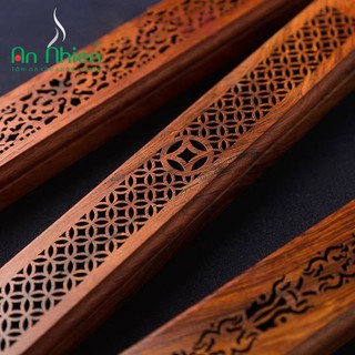 Khay Đốt Trầm Hương Bằng Gỗ - Chữ Nhật GO3