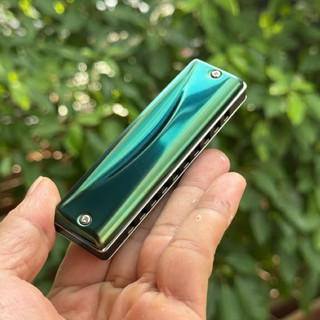 Kèn Harmonica Diatonic 10 lỗ Suzuki Olive C-20