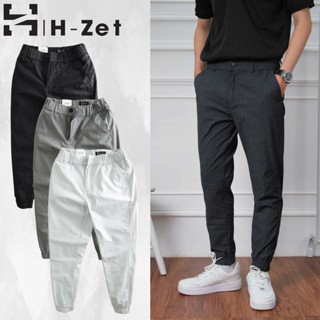 Quần jogger LINEN nam H-Zet, vải linen co giãn, thoáng mát kết hợp lưng thun tiện lợi JGLN