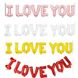 Set bóng chữ I Love You trang trí phòng cưới, tỏ tình hay sinh nhật, lễ kỷ niệm Fubao store
