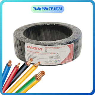 Dây Điện Đơn 7 Lõi CADIVI CV 1.0, 1.5, 2.0, 2.5, 3.5, 4.0, 5.5, 6.0 Cuộn 100m lõi đồng cao cấp - TUẤN YẾN