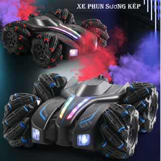 Xe điều khiển từ xa STK S665 phun sương, trang bị đèn LED định vị ban đêm, âm thanh, pin sạc thiết kế chạy 8 hướng